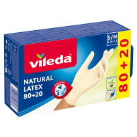 Vileda Wegwerp Handschoenen Multi Latex (80+20 stuks) SVI00246