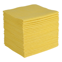 Viscose Doekjes | Geel | 38 x 38 cm | 25 stuks (123schoon huismerk) SDR09162