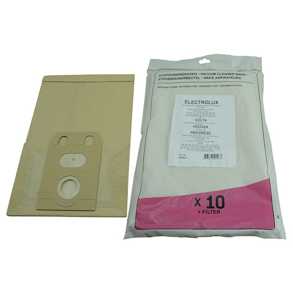 Volta papieren stofzuigerzakken 10 zakken + 1 filter (123schoon huismerk)  SVO00005 - 1