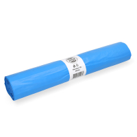 Vuilniszakken 120 liter | 20 stuks | HDPE | Blauw | 123schoon  SDR07268