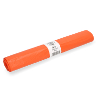 Vuilniszakken 120 liter | 20 stuks | HDPE | Oranje | 123schoon  SDR07272