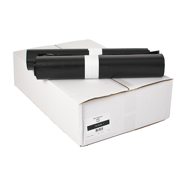Vuilniszakken 160 liter | 10 x 25 stuks | Zwart | 123schoon  SVE01004 - 1