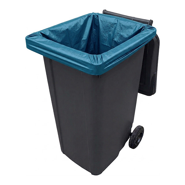 Vuilniszakken 240 liter | 10 stuks | LDPE | Blauw | 123schoon SDR00341 - 2