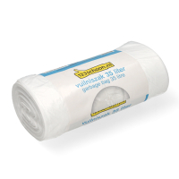 Vuilniszakken 35 liter | 50 stuks | HDPE | Wit | 123schoon huismerk SDR00421