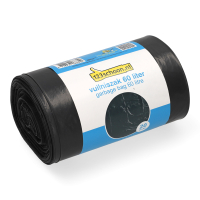 Vuilniszakken 60 liter | 20 stuks | LDPE | Grijs | 123schoon huismerk SDR00342