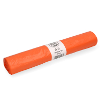 Vuilniszakken 70 liter | 20 stuks | HDPE | Oranje | 123schoon  SDR07246