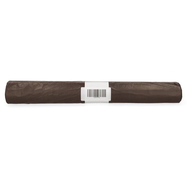 Vuilniszakken 77 liter |  20 stuks | Bruin | (123schoon huismerk) SDR07276 - 1