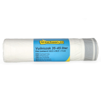 Vuilniszakken met trekband 35-45 liter | Geschikt voor code K | 20 stuks (123schoon huismerk) SDR06473