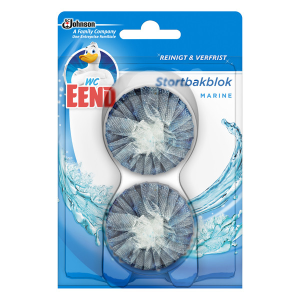 WC-Eend stortbak blok Blue duo (2 x 50 gram)  SWC00008 - 1