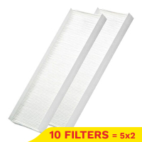 WTW Filterset | Zehnder ComfoAir E/Q 350/450/600 | G4+F7 | 123schoon huismerk | VvE-pakket (5 combisets) SWT00025