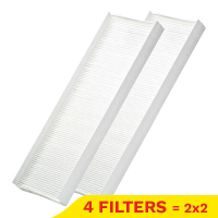 WTW Filterset | Zehnder ComfoAir E/Q 350/450/600 | G4 | 123schoon huismerk | Jaarpakket (2 sets) SWT00019