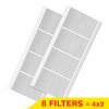WTW Pollenfilterset | Itho HRU ECO 350 | F7 | 123schoon huismerk | Allergiepakket (4 sets) SWT00060 - 1