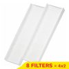 WTW Pollenfilterset | Zehnder ComfoAir E/Q 350/450/600 | F7 | 123schoon huismerk | Allergiepakket (4 sets) SWT00016 - 1