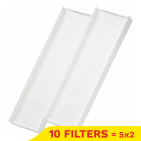 WTW Pollenfilterset | Zehnder ComfoAir E/Q 350/450/600 | F7 | 123schoon huismerk | VvE-pakket (5 sets) SWT00017