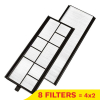 WTW Pollenfilterset | Zehnder WHR 930/950/960 | F7 | 123schoon huismerk | Allergiepakket (4 sets) SWT00052 - 1