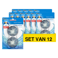 Wc-eend Aanbieding: 12x WC-Eend stortbak blok Blue duo (2 x 50 gram)  SWC00048