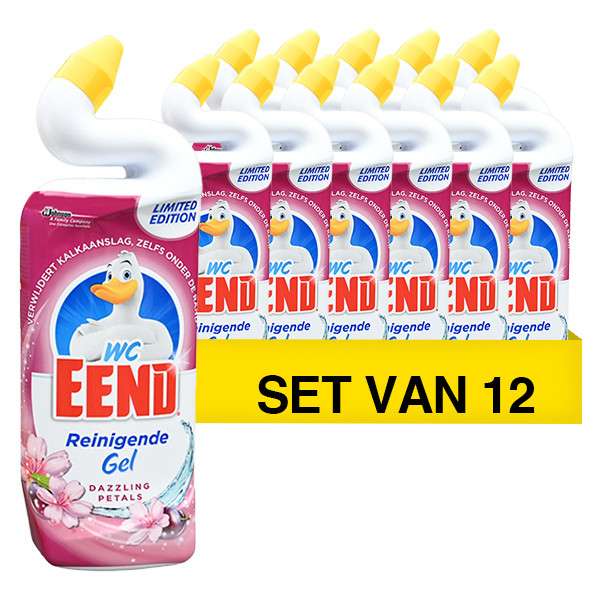Wc-eend Aanbieding: 12x WC-Eend toiletreiniger Dazzling Petals (750 ml)  SWC00076 - 1