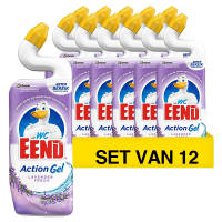 Wc-eend Aanbieding: WC-Eend Toiletreiniger Lavendel Fresh (12 flessen - 750 ml)  SWC00037