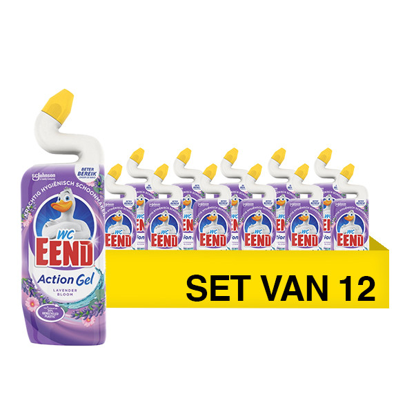 Aanbieding: WC-Eend Toiletreiniger Virtual Toilet (12 stuks à 750 ml) SWC00094 - 1