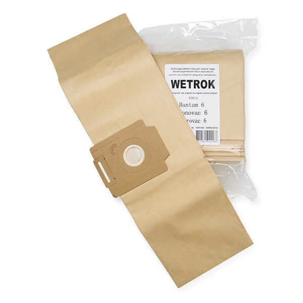 Wetrok papieren stofzuigerzakken 10 zakken (123schoon huismerk)  SWE01004 - 1