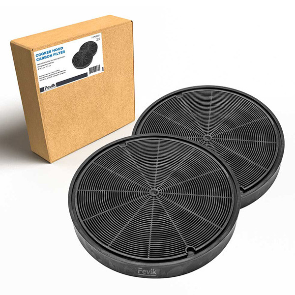 Whirlpool afzuigkap koolstoffilterset (2 stuks, Ø 19,5 cm, huismerk)  SWH00068 - 1