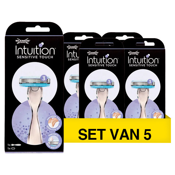 Wilkinson Aanbieding: Wilkinson Intuition Sensitive Touch scheersysteem + 1 mesje (5 stuks)  SWI00159 - 1