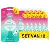 Aanbieding: Wilkinson Quattro Intuition Essentials wegwerpscheermesjes (12 x 4 stuks) SWI00185 - 1