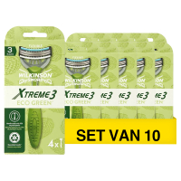 Wilkinson Aanbieding: Wilkinson Xtreme 3 Eco Green wegwerpscheermesjes (10 x 4 stuks)  SWI00179