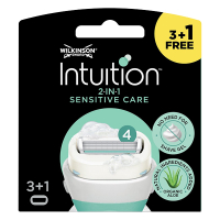 Wilkinson Intuition 2-in-1 Sensitive Care scheermesjes (4 stuks)  SWI00200