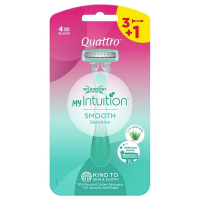 Wilkinson Quattro Intuition Essentials wegwerpscheermesjes (3 +1 stuks)  SWI00184
