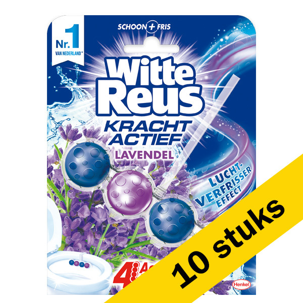 Witte-Reus Aanbieding: 10x Witte Reus toiletblok Actief Boost Lavendel (50 gram)  SRE00183 - 1