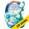 Aanbieding: 10x Witte Reus toiletblok DeLuxe Lovely Jasmine (50 gram)