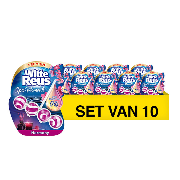 Aanbieding: Witte Reus Toiletblok Wellness Scents Harmony 50 gram (10 stuks) SRE00352 - 1