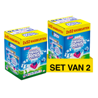 Aanbieding: Witte Reus Wasmiddel Capsules 3+1 Power Caps (2 stuks - 208 wasbeurten) SRE00410