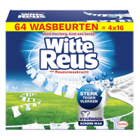 Witte-Reus Aanbieding: Witte Reus Waspoeder (4 pakken - 64 wasbeurten)  SRE00157