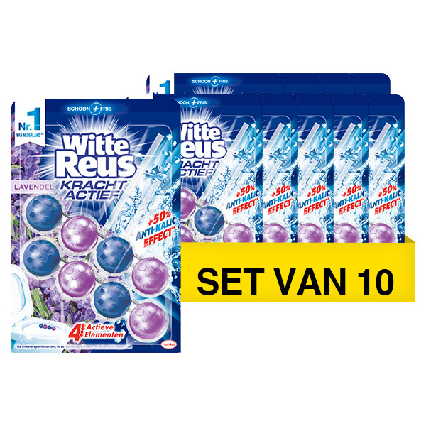 Aanbieding: Witte Reus toiletblok Kracht Actief Lavendel (20 stuks á 50 gram) SRE00332 - 1