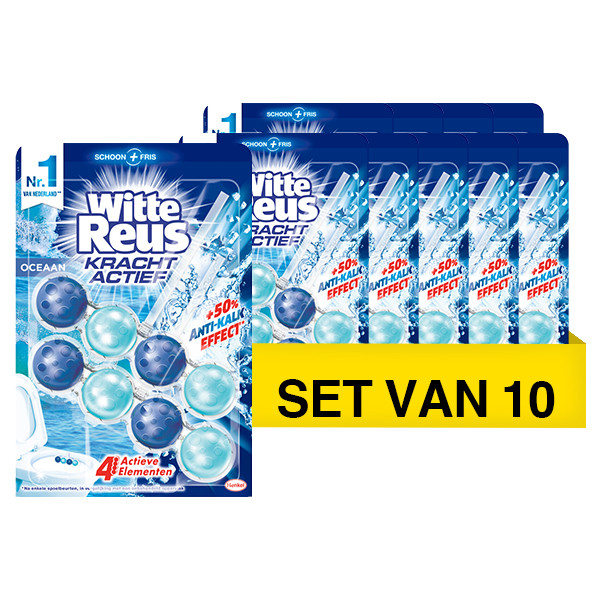 Aanbieding: Witte Reus toiletblok Kracht Actief Oceaan (20 stuks á 50 gram) SRE00330 - 1
