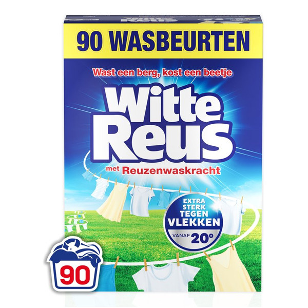 Witte Reus Waspoeder 4,5 kg (90 wasbeurten) SRE00328 - 1
