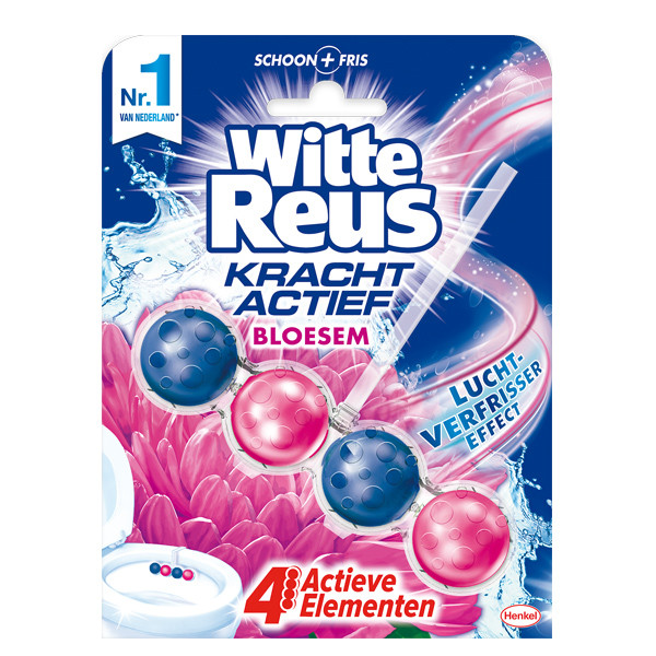 Witte-Reus Witte Reus toiletblok Actief Boost Bloesem (50 gram)  SRE00180 - 1