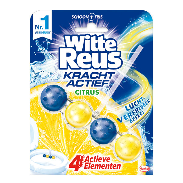 Witte-Reus Witte Reus toiletblok Actief Citrus (50 gram)  SRE00174 - 1