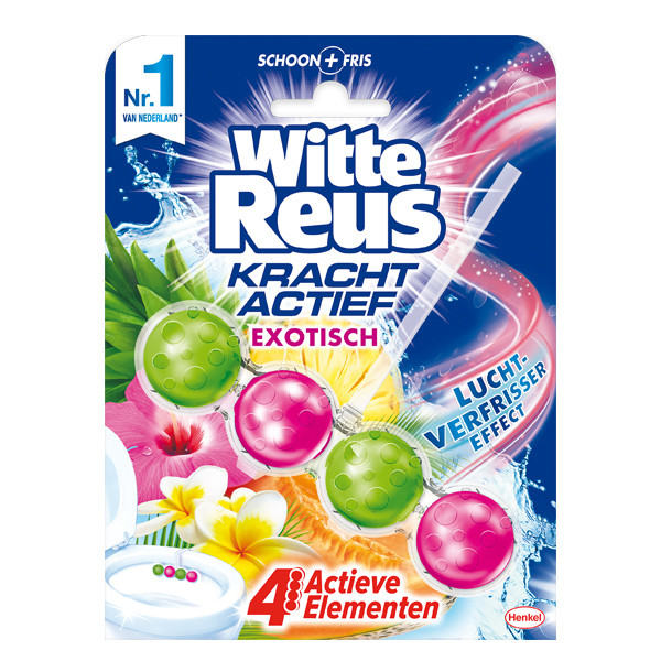 Witte-Reus Witte Reus toiletblok Actief Exotisch (50 gram)  SRE00176 - 1