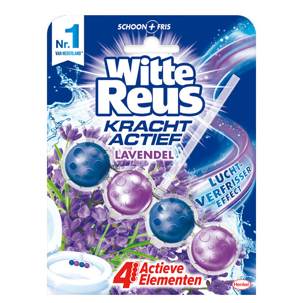 Witte Reus toiletblok Actief Lavendel (50 gram) SRE00182 - 1