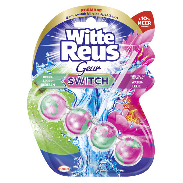 Witte Reus toiletblok Appel Waterlelie Marble Balls (50 gram) SRE00190 - 1