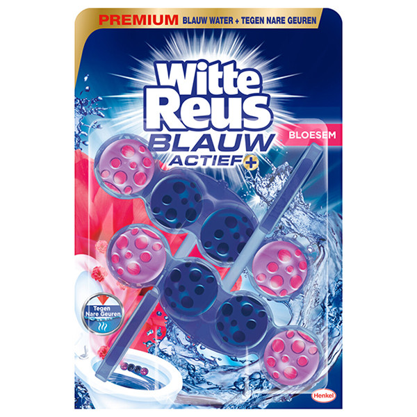 Witte-Reus Witte Reus toiletblok Blauw Actief Bloesem (100 g)  SRE00343 - 1