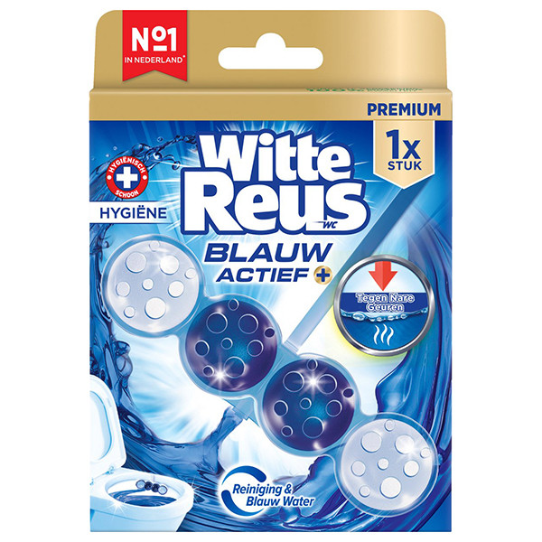 Witte Reus toiletblok Blauw Actief Hygiene (50 gram) SRE00184 Witte Reus toiletblok Blauw Actief Hygiene (50 gram) SRE00184 - 1