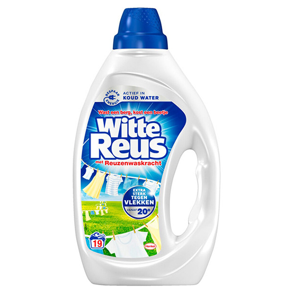 Witte-Reus Witte Reus wasmiddel gel 855 ml (19 wasbeurten)  SRE00274 - 1