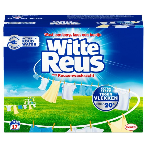 Witte-Reus Witte Reus waspoeder 850 gram (17 wasbeurten)  SRE00298 - 1