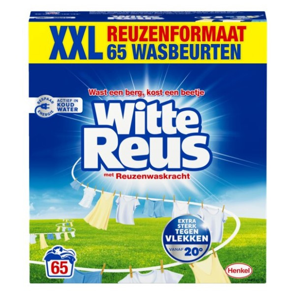 Witte-Reus Witte Reus waspoeder XXL 3,575 kg (65 wasbeurten)  SRE00302 - 1