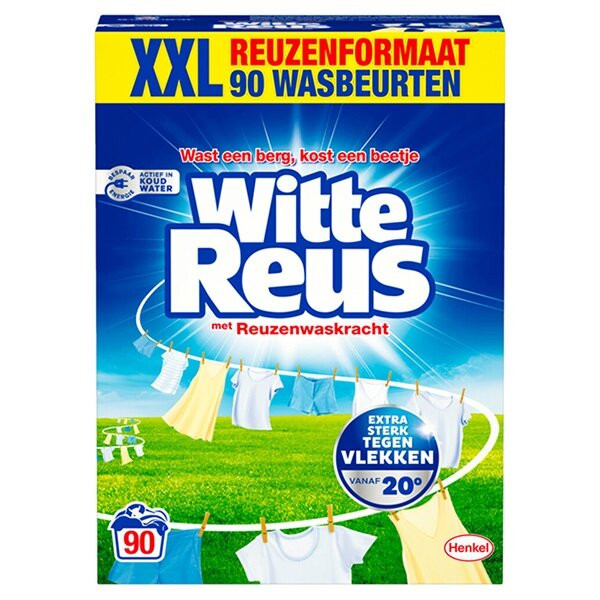 Witte-Reus Witte Reus waspoeder XXL 4,95 kg (90 wasbeurten)  SRE00150 - 1