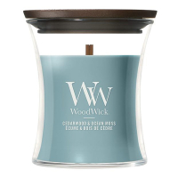 Woodwick Geurkaars Cedarwood & Ocean Moss Mini Hourglass (90 g) SWO00027